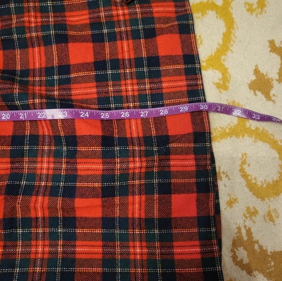 Pendleton Vintage 100% Virgin Wool Red Plaid Skirt Size Small - Picture 7 of 7